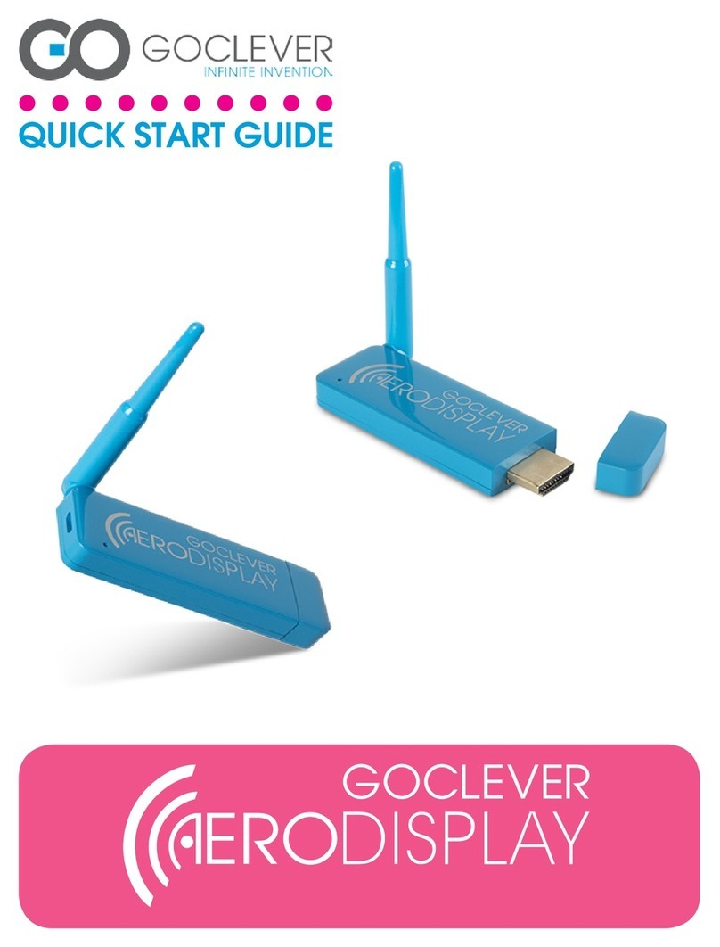 Goclever AERODISPLAY quick start guide