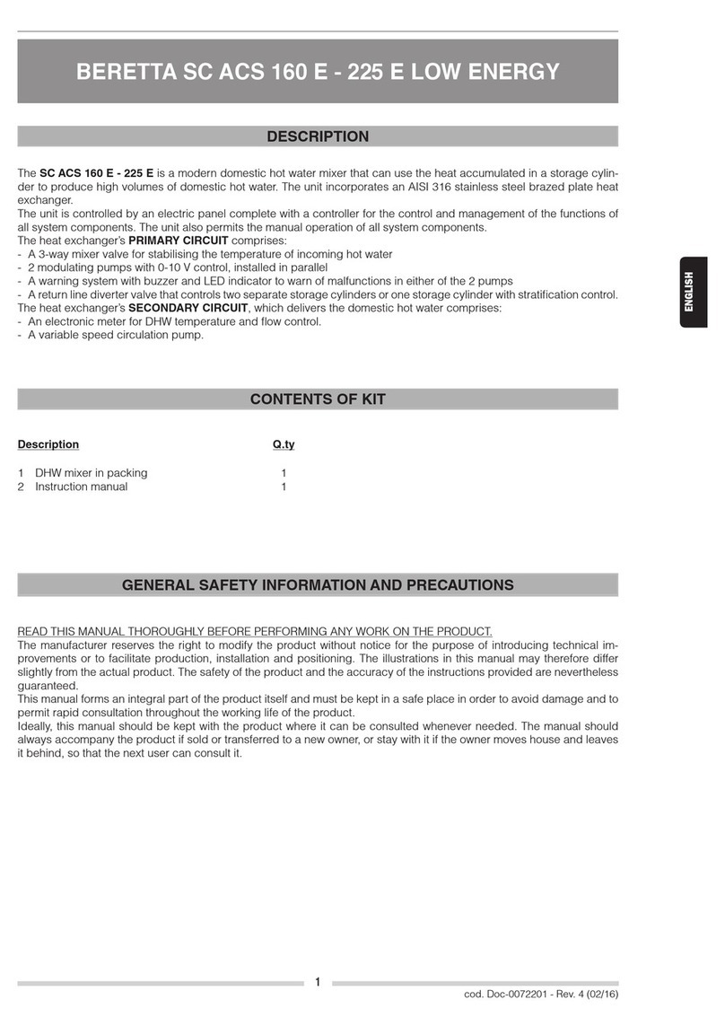 Beretta SC ACS 160 E user manual