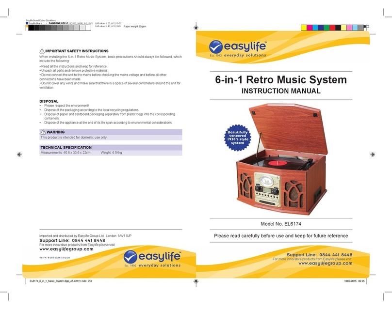 Easylife EL6174 instruction manual