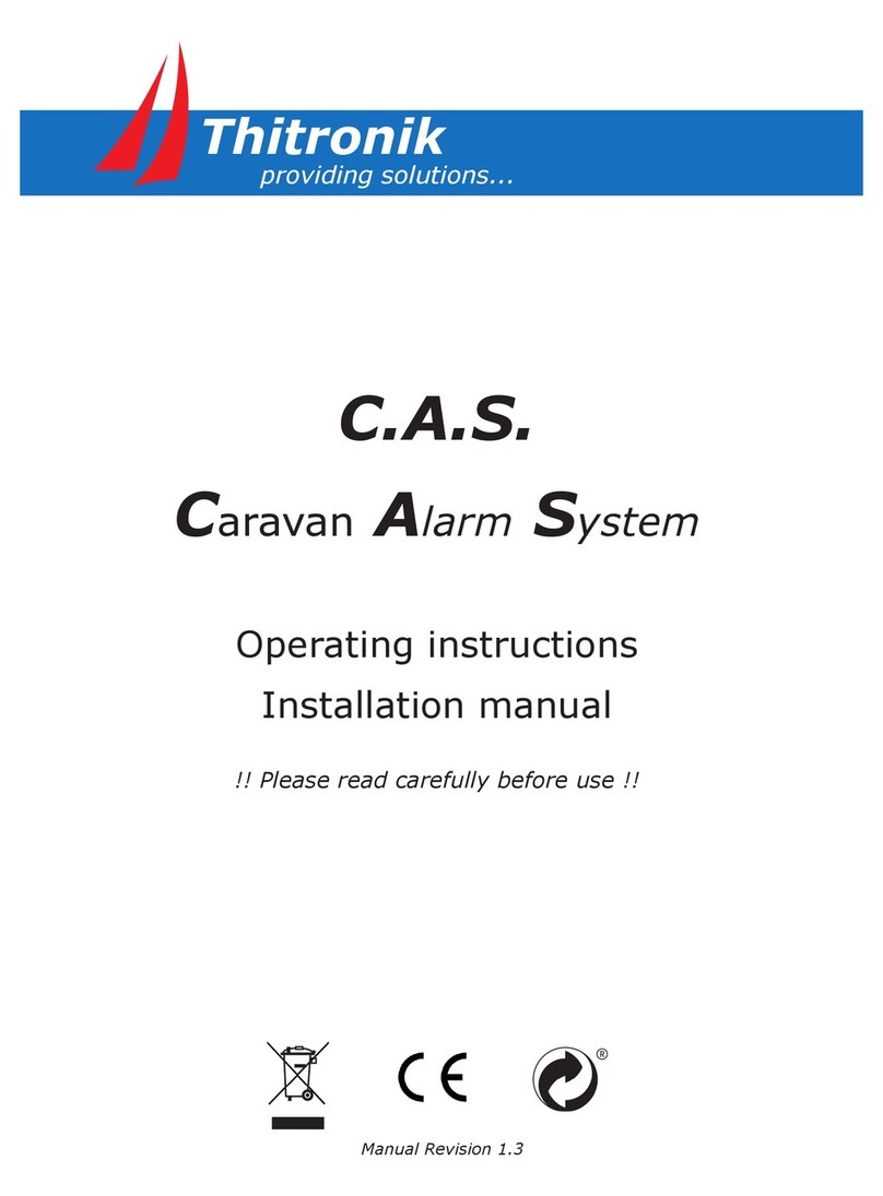 Thitronik c.a.s. Operating instructions and installation manual Thitronik c.a.s. Operating instructions and installation manual