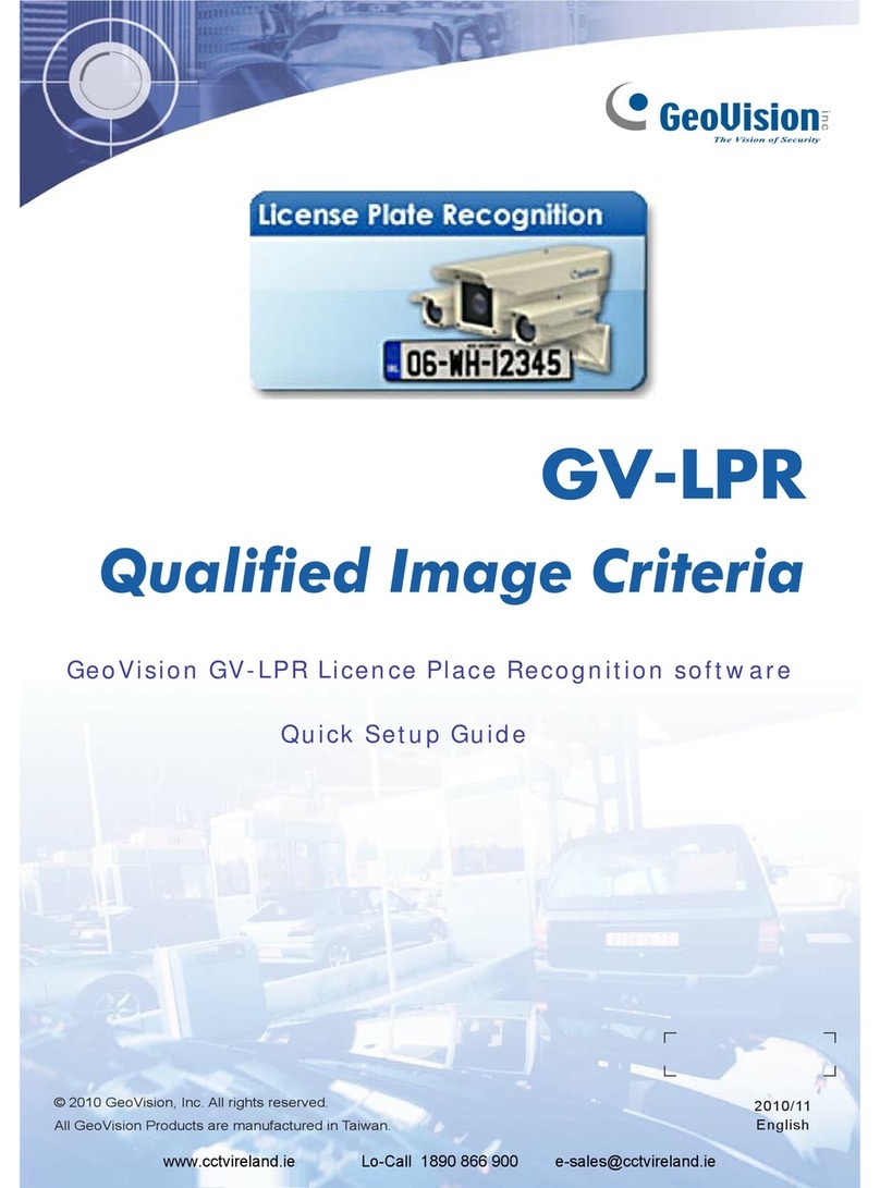 GeoVision GV-LPR User manual