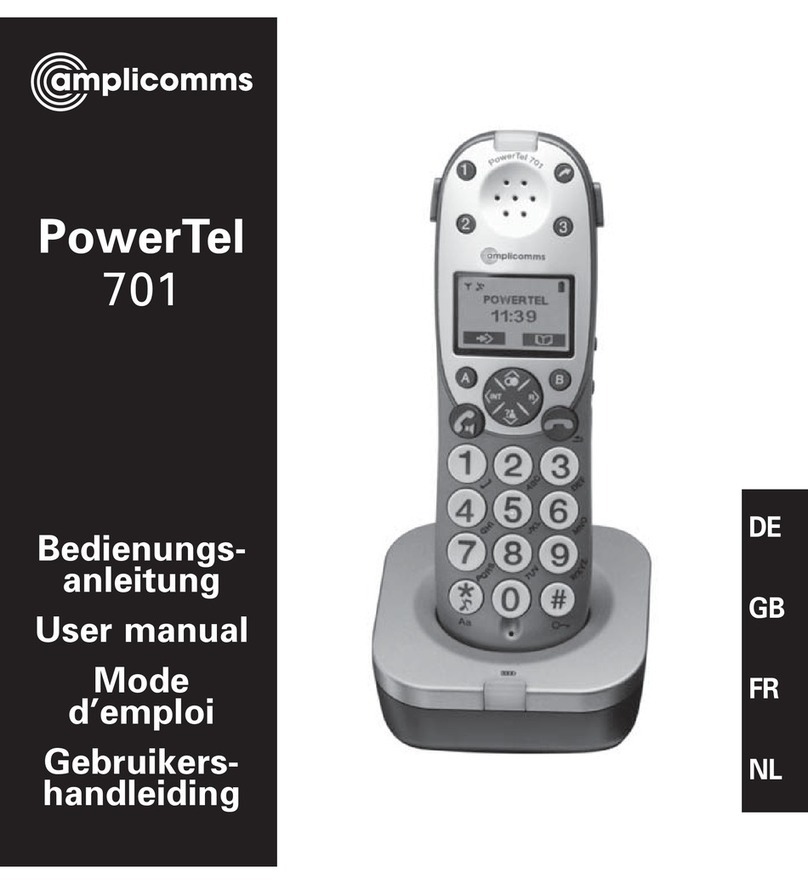 Amplicomms PowerTel 701 User manual