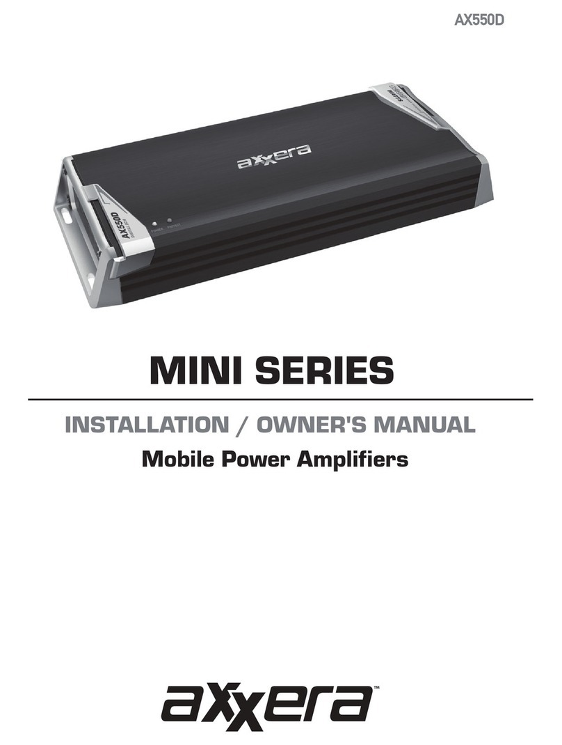 Axxera MINI AX550D Operating instructions