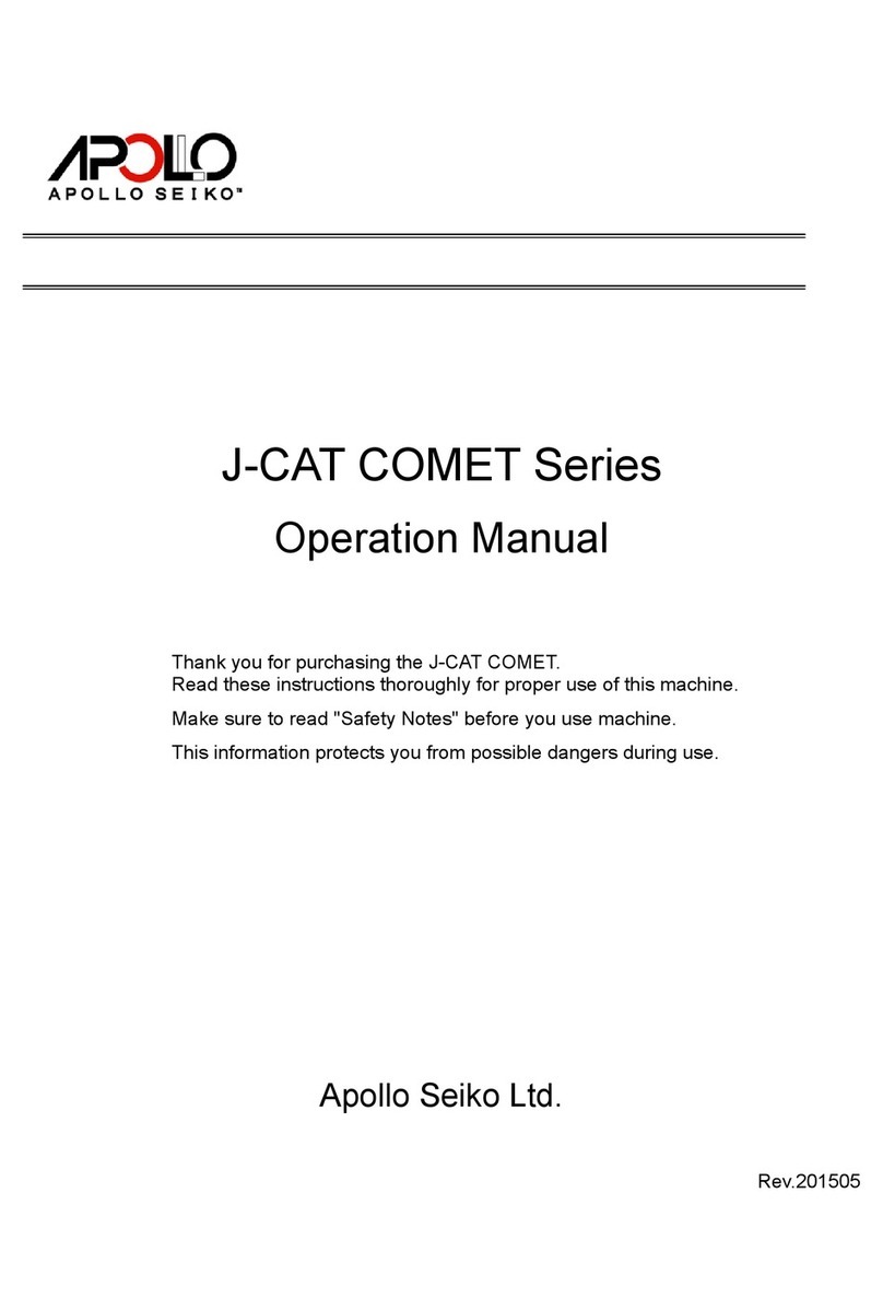 Apollo Seiko J-CAT200 COMET User manual