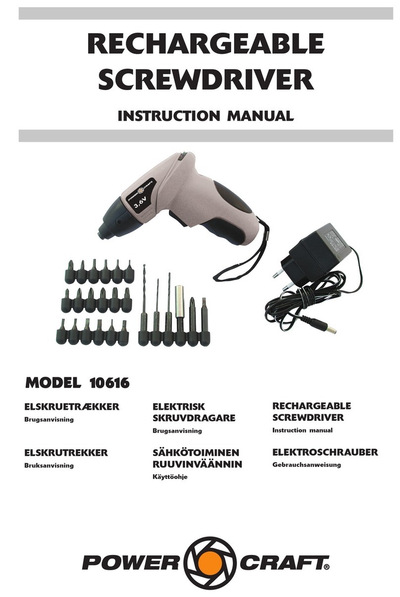 Power Craft 10616 instruction manual