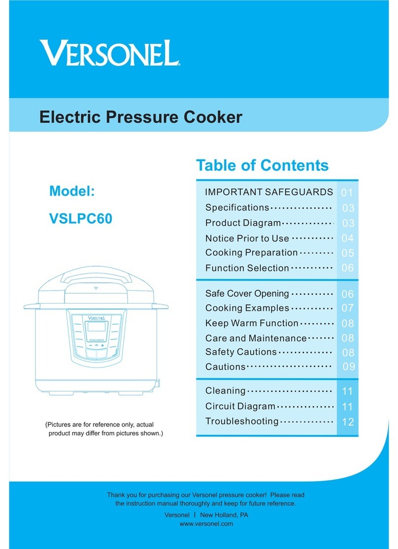 Versonel VSLPC60 instructions
