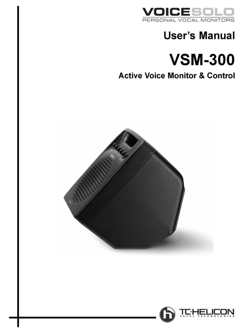 Voice Solo XT VSM-300 User manual