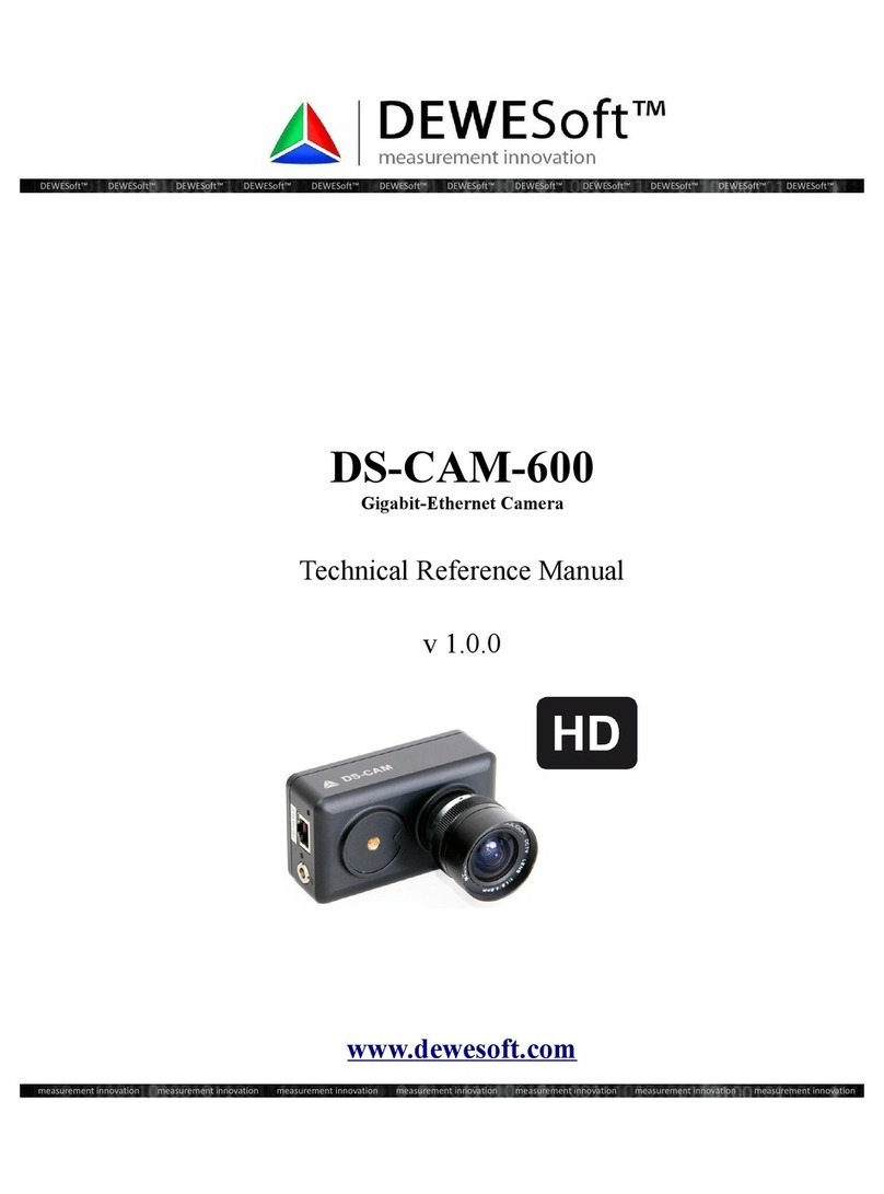 DEWESOFT DS-CAM-600 Technical reference manual