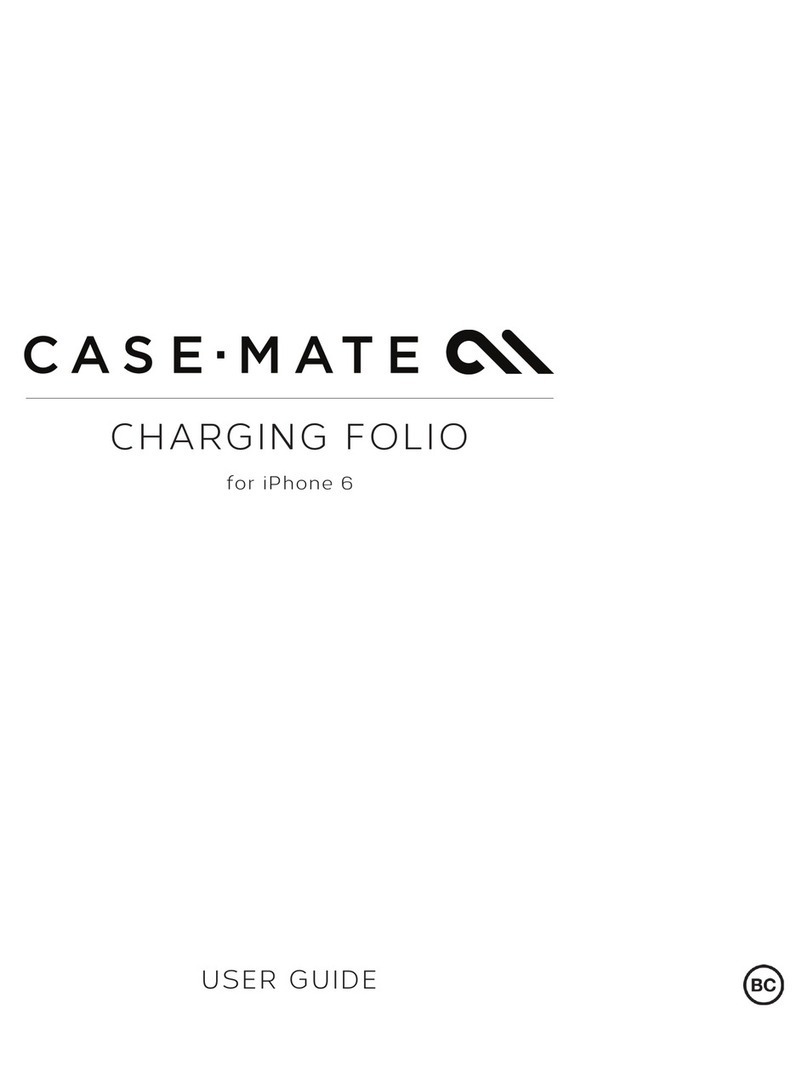 Case-Mate CHARGING FOLIO user guide