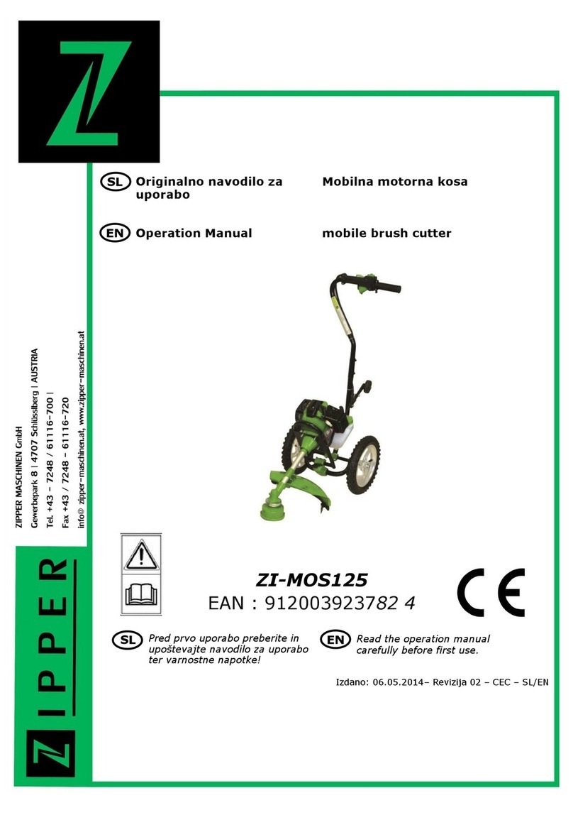 Zipper Mowers ZI-MOS125 Operation manual