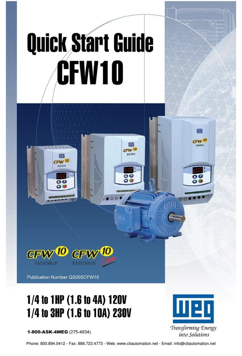 WEG Easy Drive CFW10 User manual