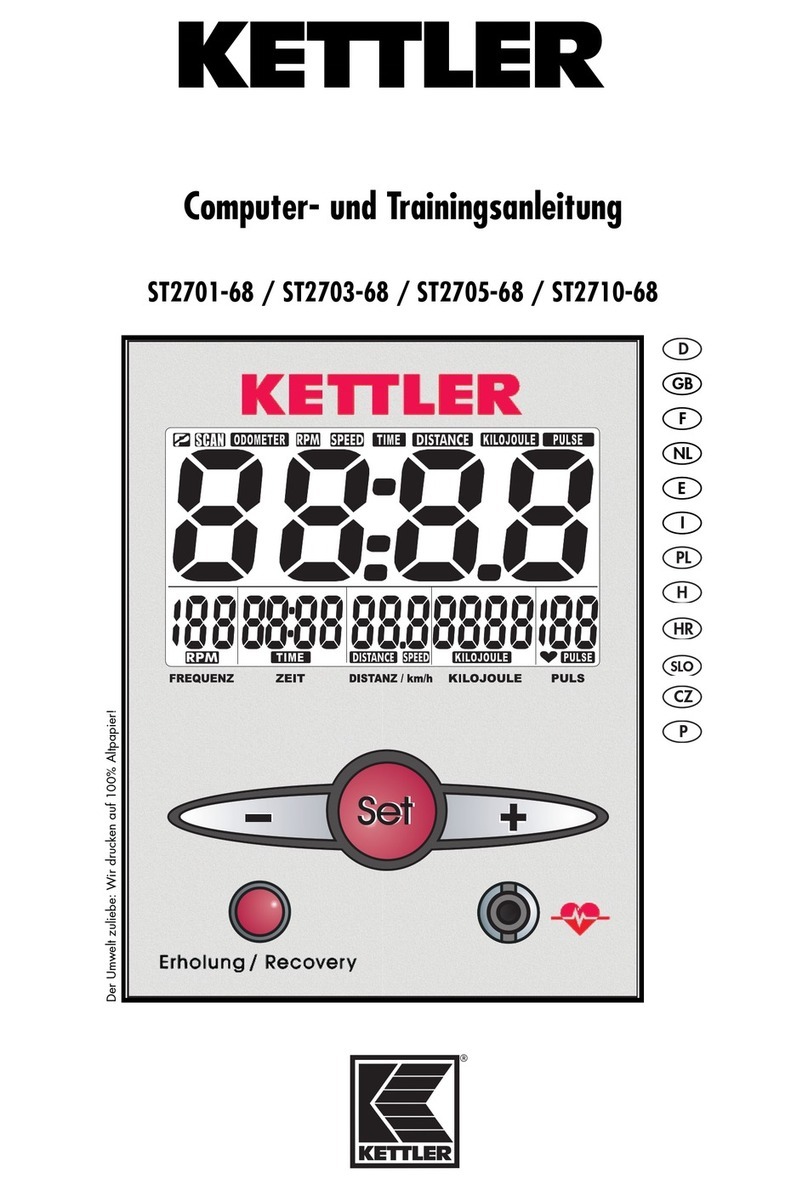 Kettler ST2701-68 Operating	 instruction