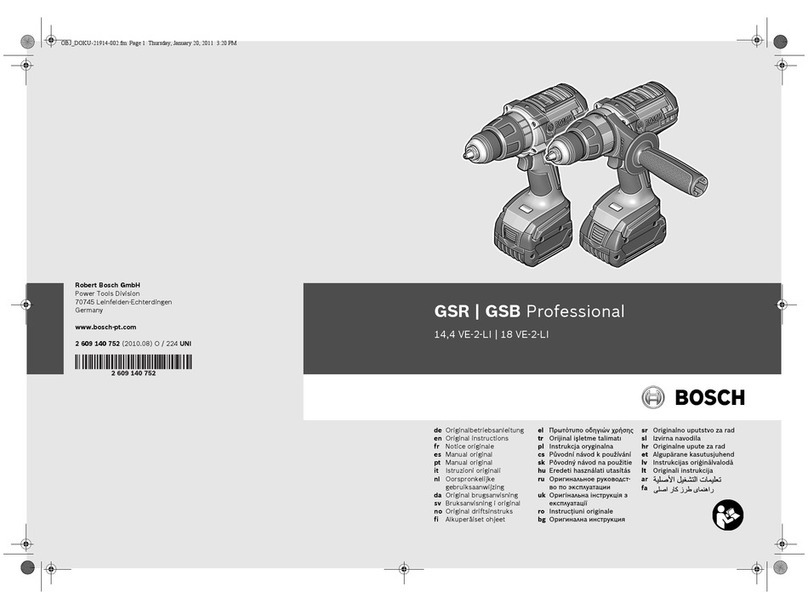 Bosch 14,4 VE-2-LI Original instructions