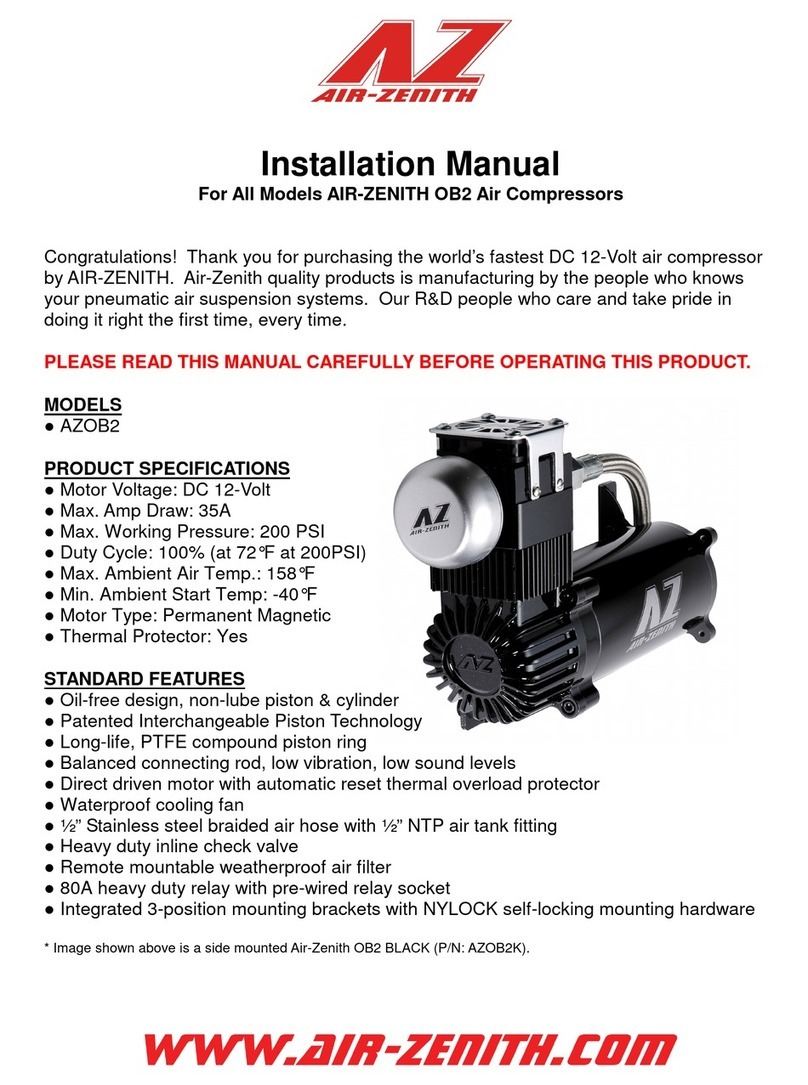 Air-Zenith OB2 Series installation manual Air-Zenith OB2 Series installation manual