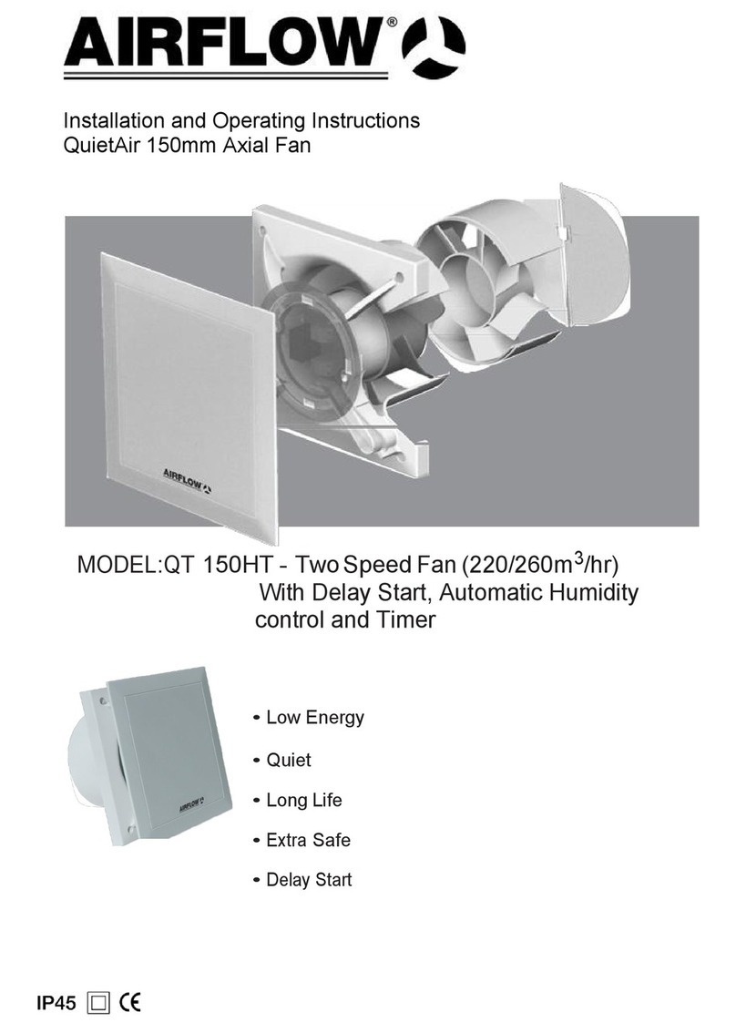 Airflow QT 150HT User manual