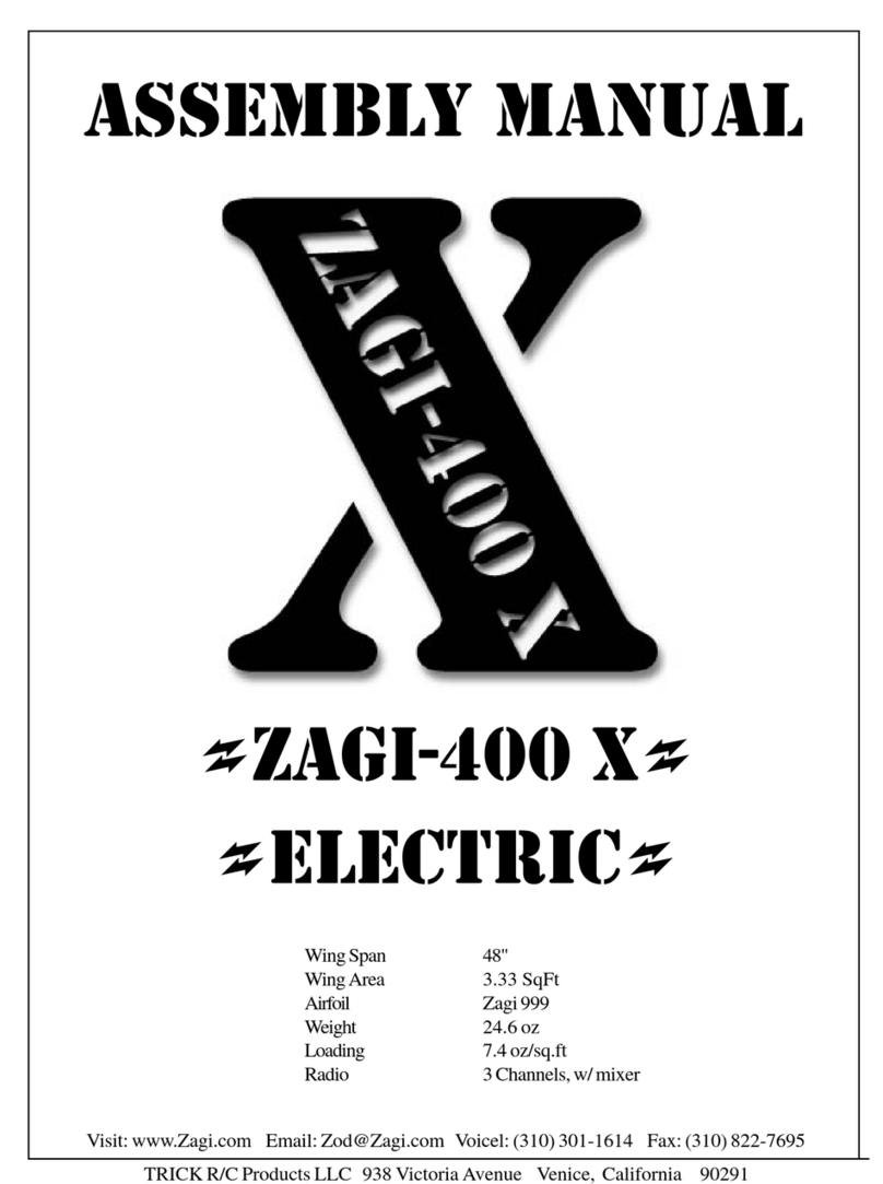 ZAGI 400 X ELECTRIC User manual