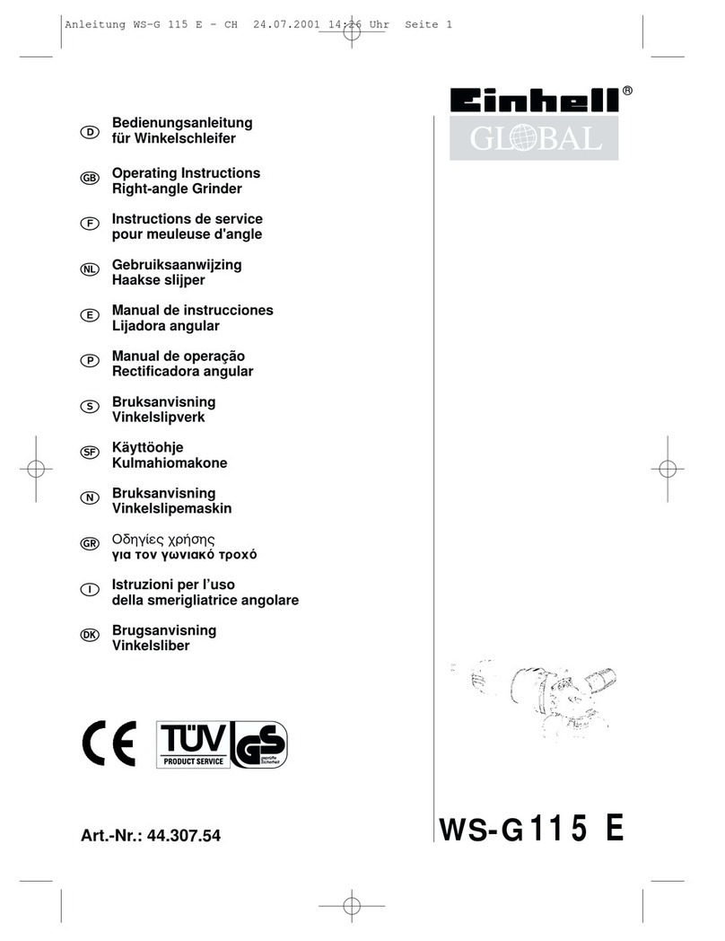 EINHELL WS-G 115 E User manual