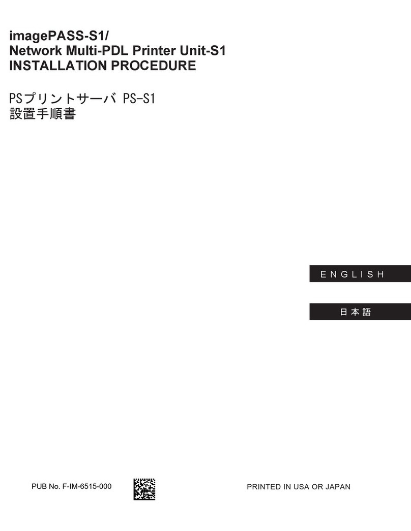 Canon S1 imagePASS Series Reference guide