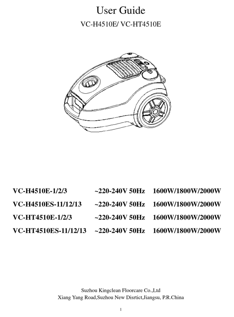 Vax VC-H4510E-1/2/3 User manual