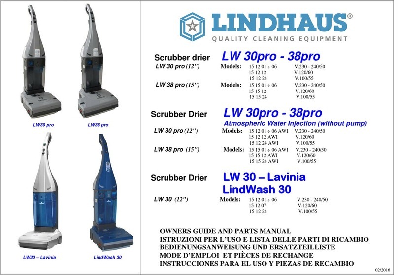Lindhaus LindWash 30 owner's guide