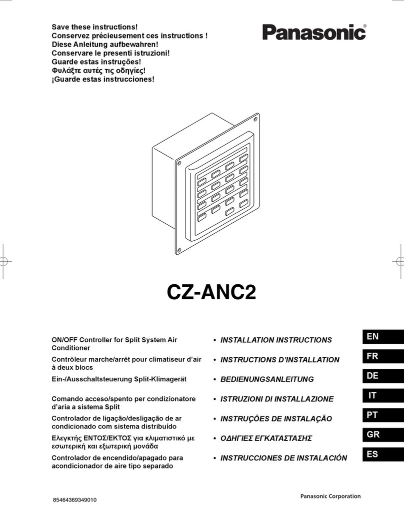 Panasonic CZ-ANC2 installation instructions