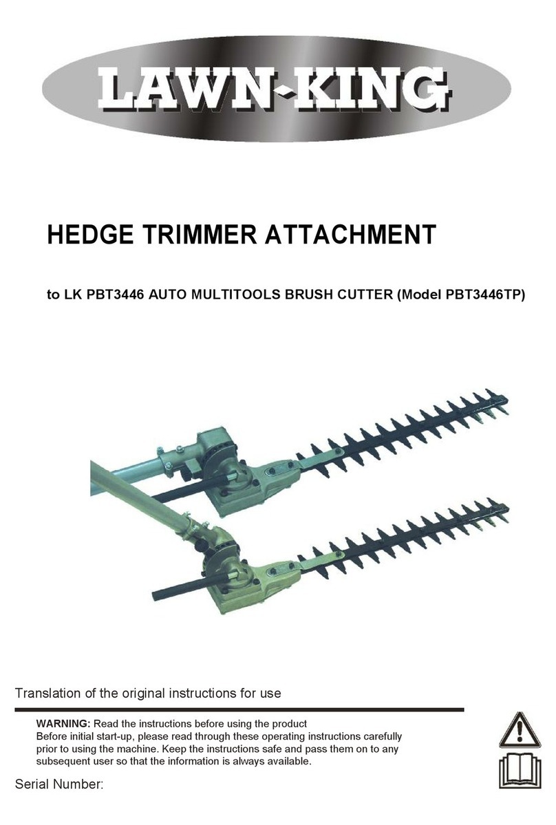 Lawn-King PBT3446TP Original instructions for use