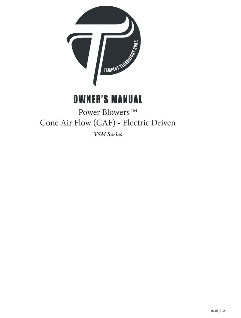 Tempest VSM Series User manual