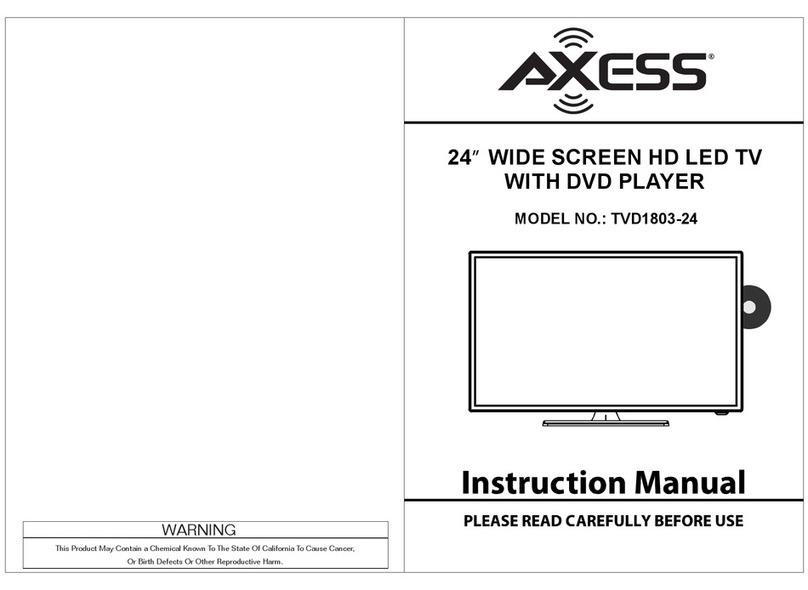 Axess TVD1803-24 instruction manual