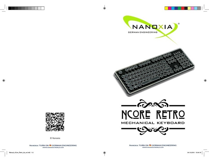 Nanoxia NCORE RETRO User manual