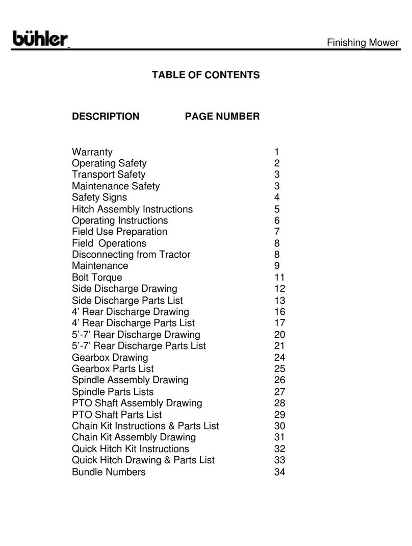 Buhler FK301 Operator's manual