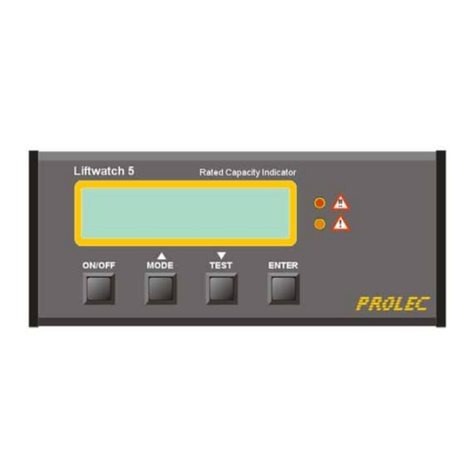 PROLEC Liftwatch 5 Operator's manual