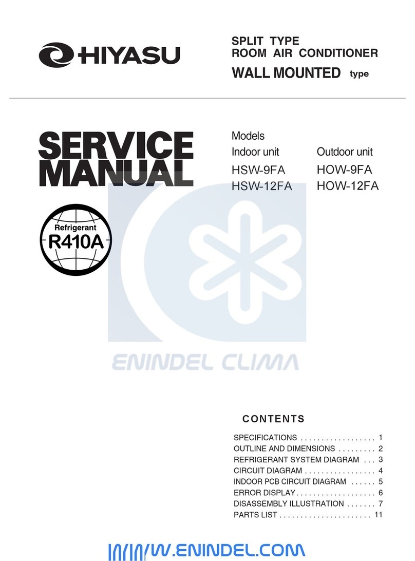 Hiyasu HSW-9FA User manual