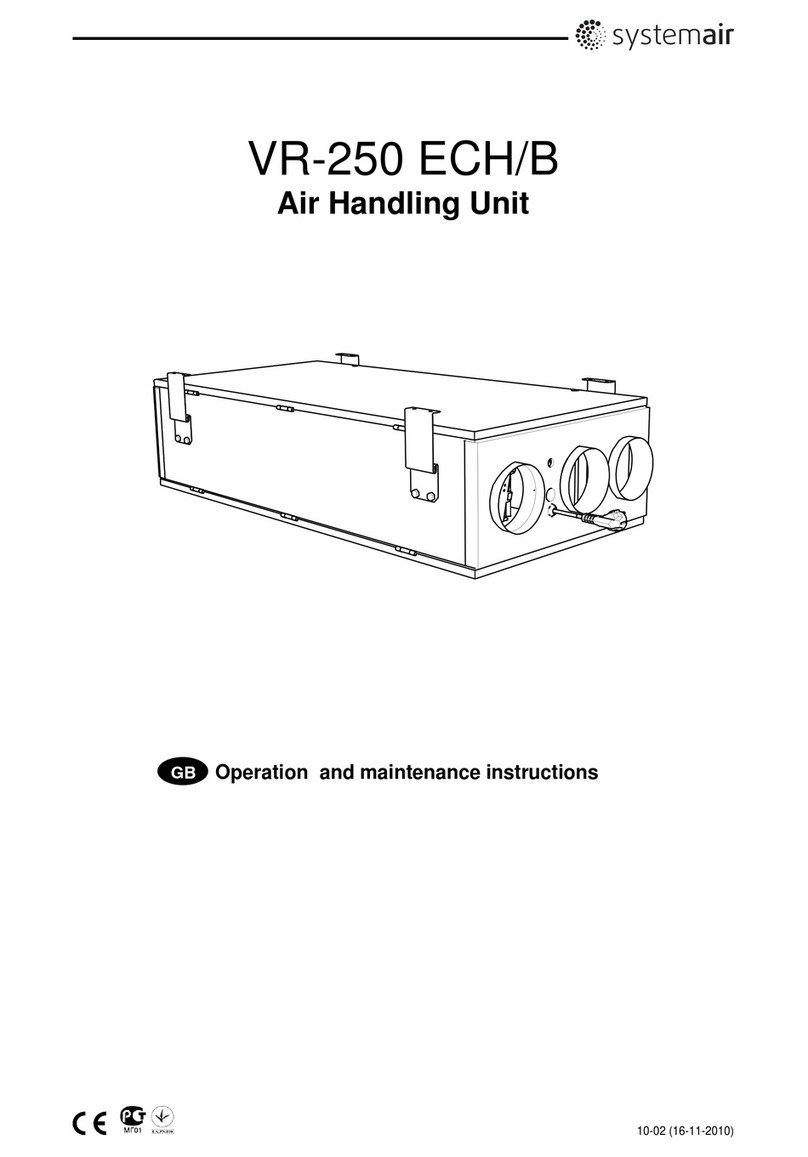 System air VR-250 ECH/B Troubleshooting guide