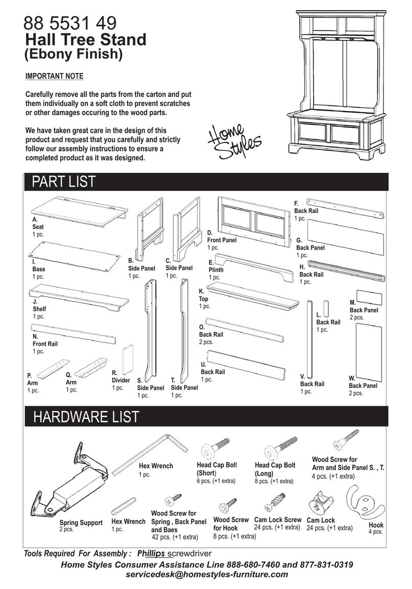 Home Styles 88 5531 49 User manual
