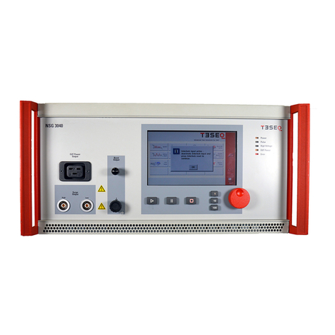 Teseq NSG 3040 user manual