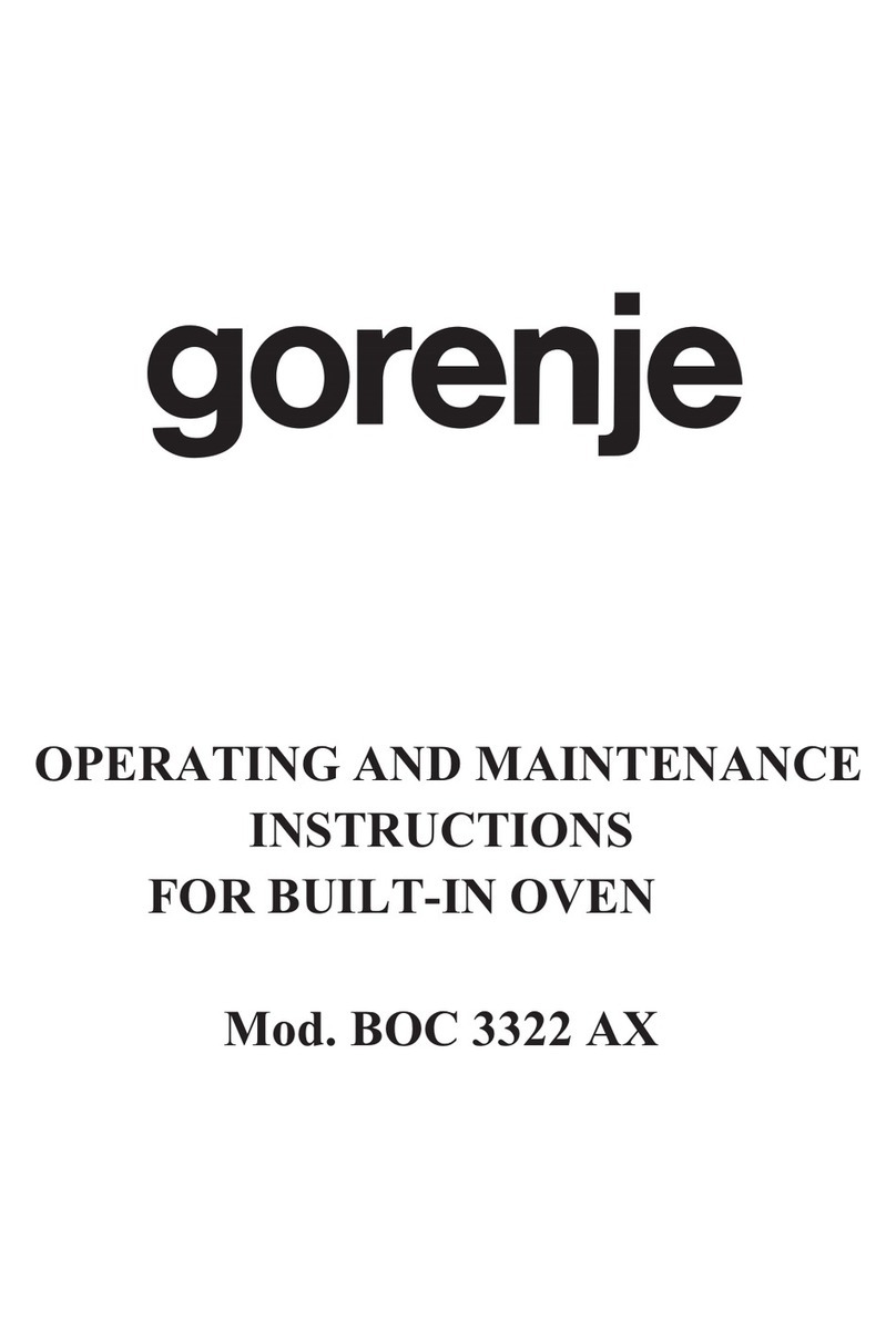 Gorenje BOC 3322 AX Operating instructions