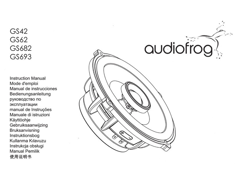Audiofrog GS42 instruction manual