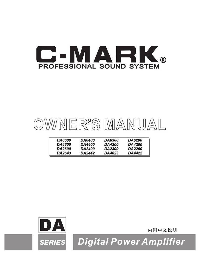 C-MARK DA6400 owner's manual