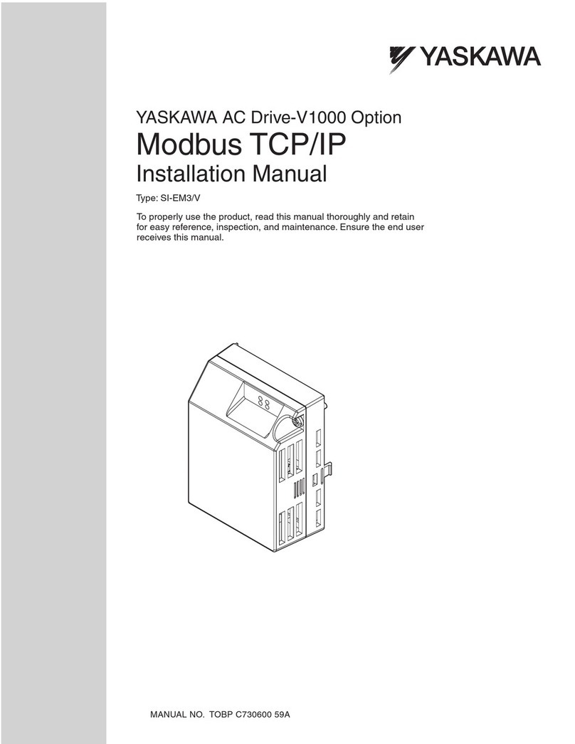 YASKAWA PROFINET V1000 installation manual