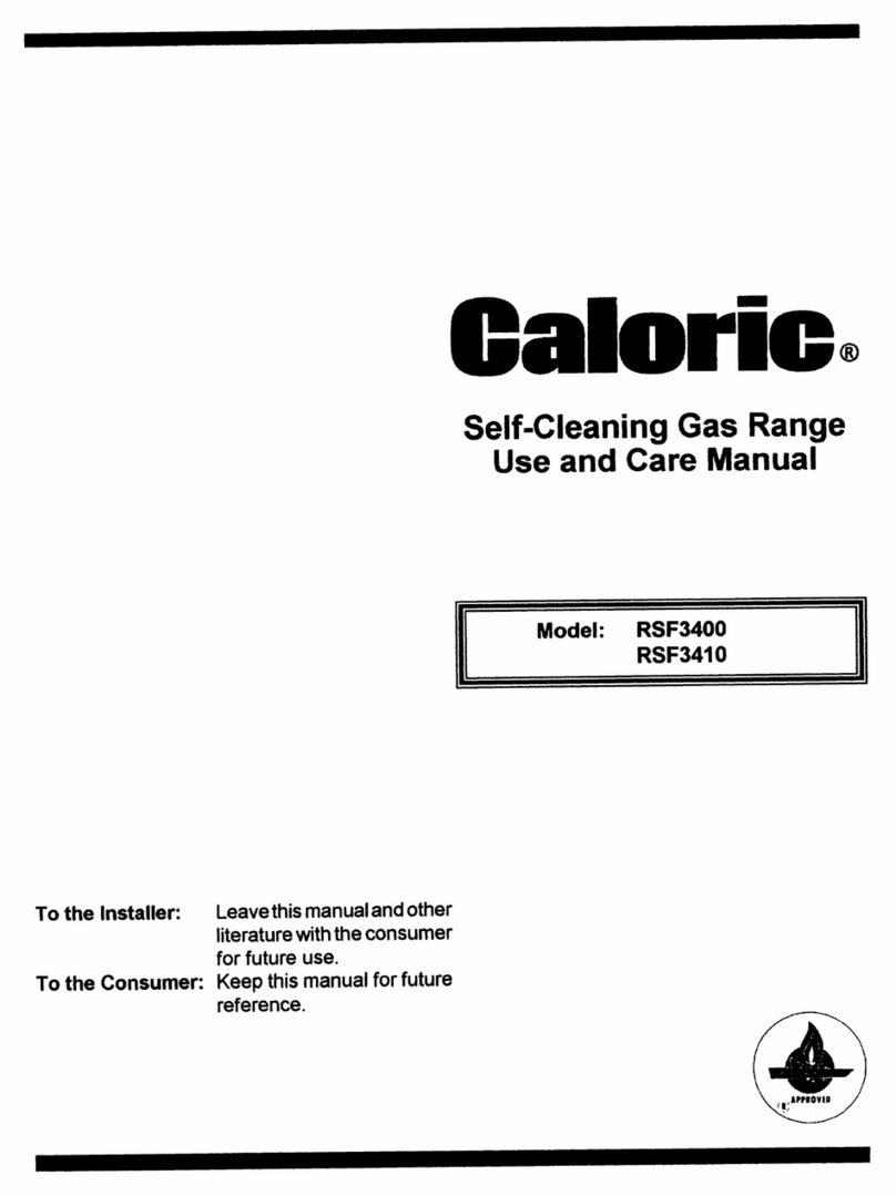 CALORIE RSF3410 Use & care manual