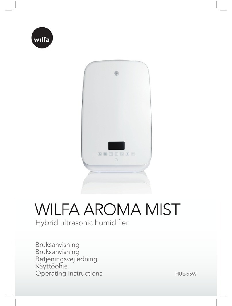 Wilfa HUE-55W operating instructions