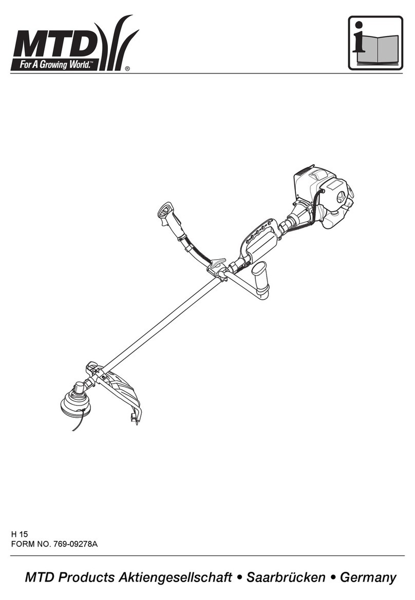 MTD H 15 User manual