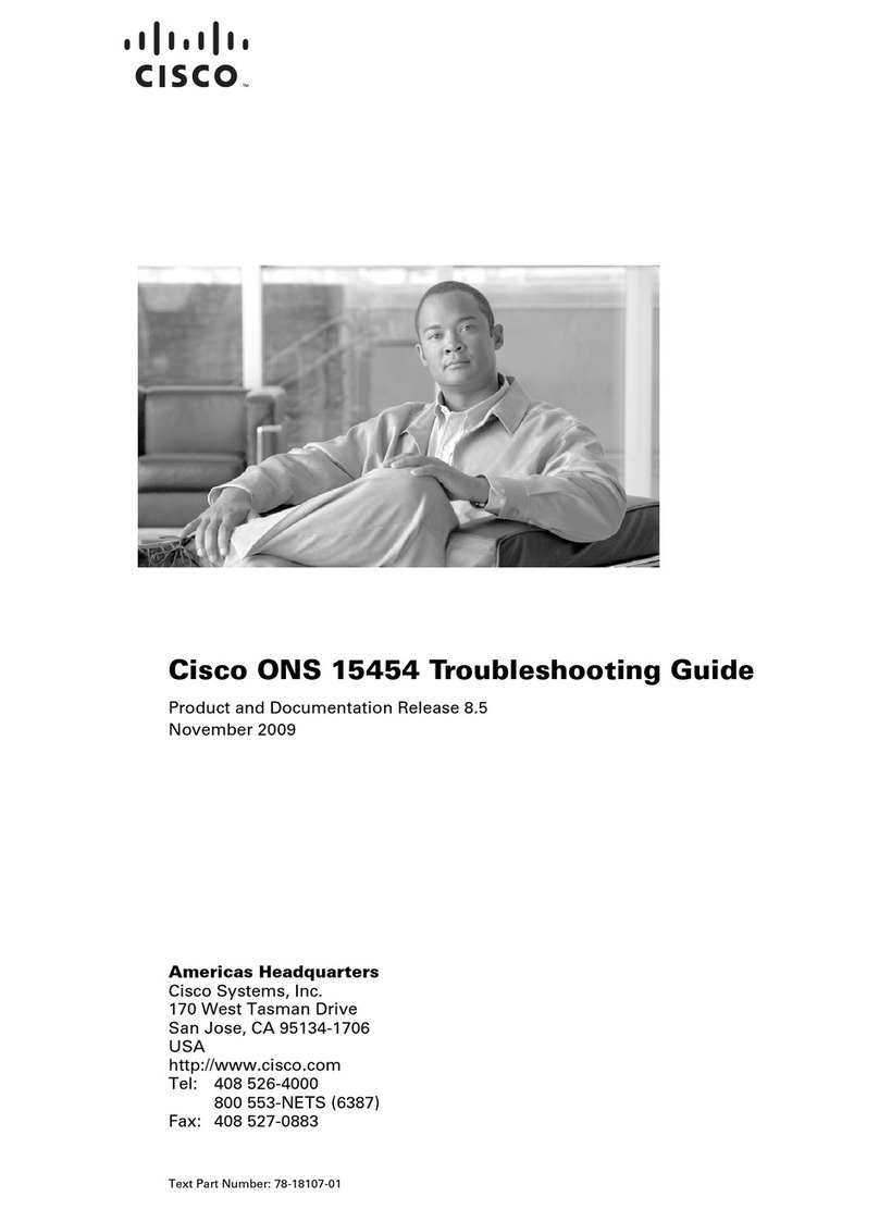 Cisco ONS 15454 Series User manual