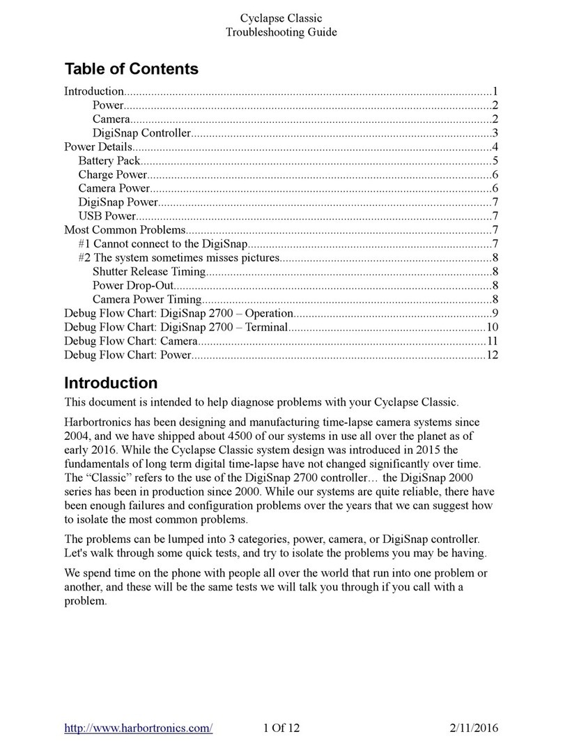 Harbotronics Cyclapse Classic User manual