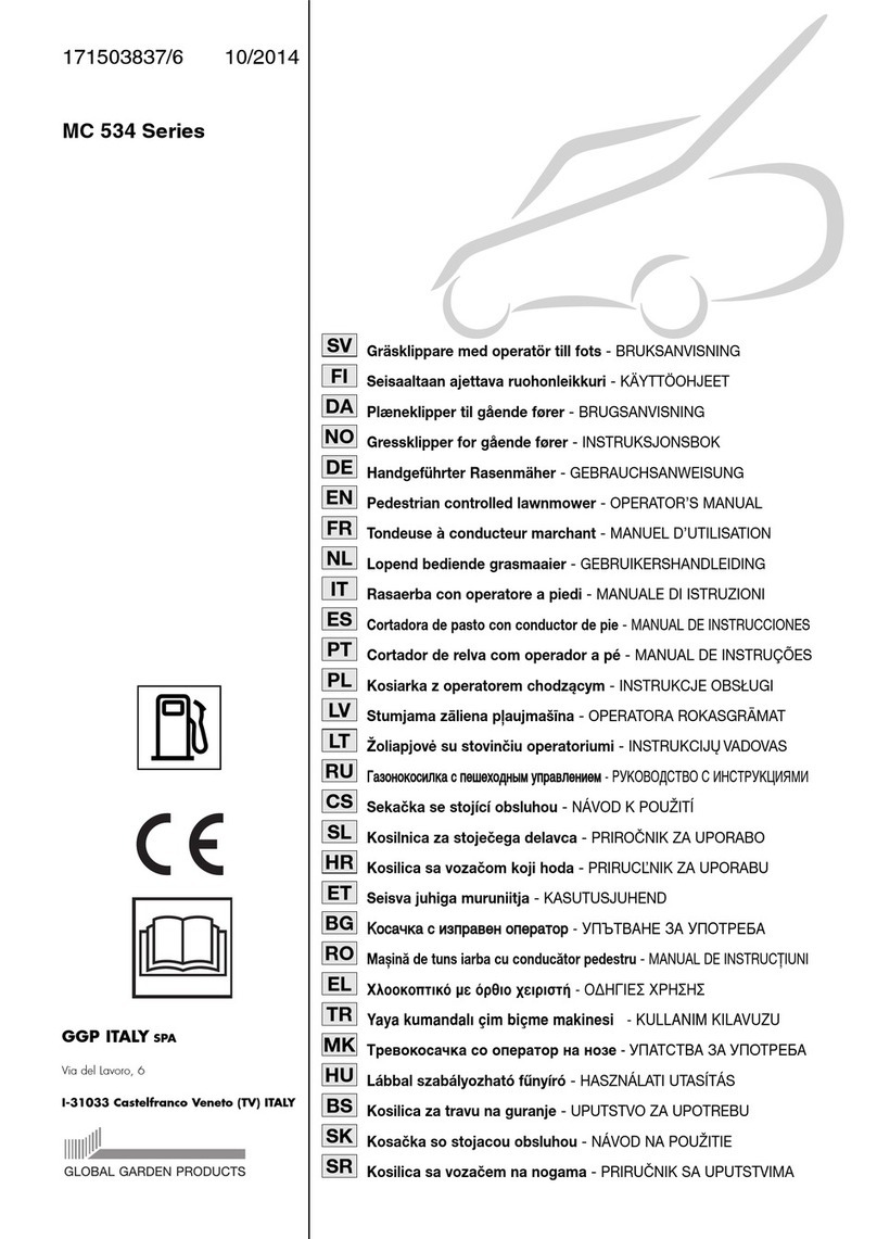 GGP ITALY MC 534 series User manual