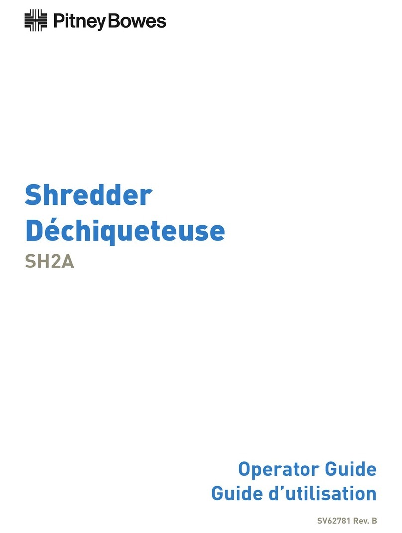Pitney Bowes SH2A Operator's guide