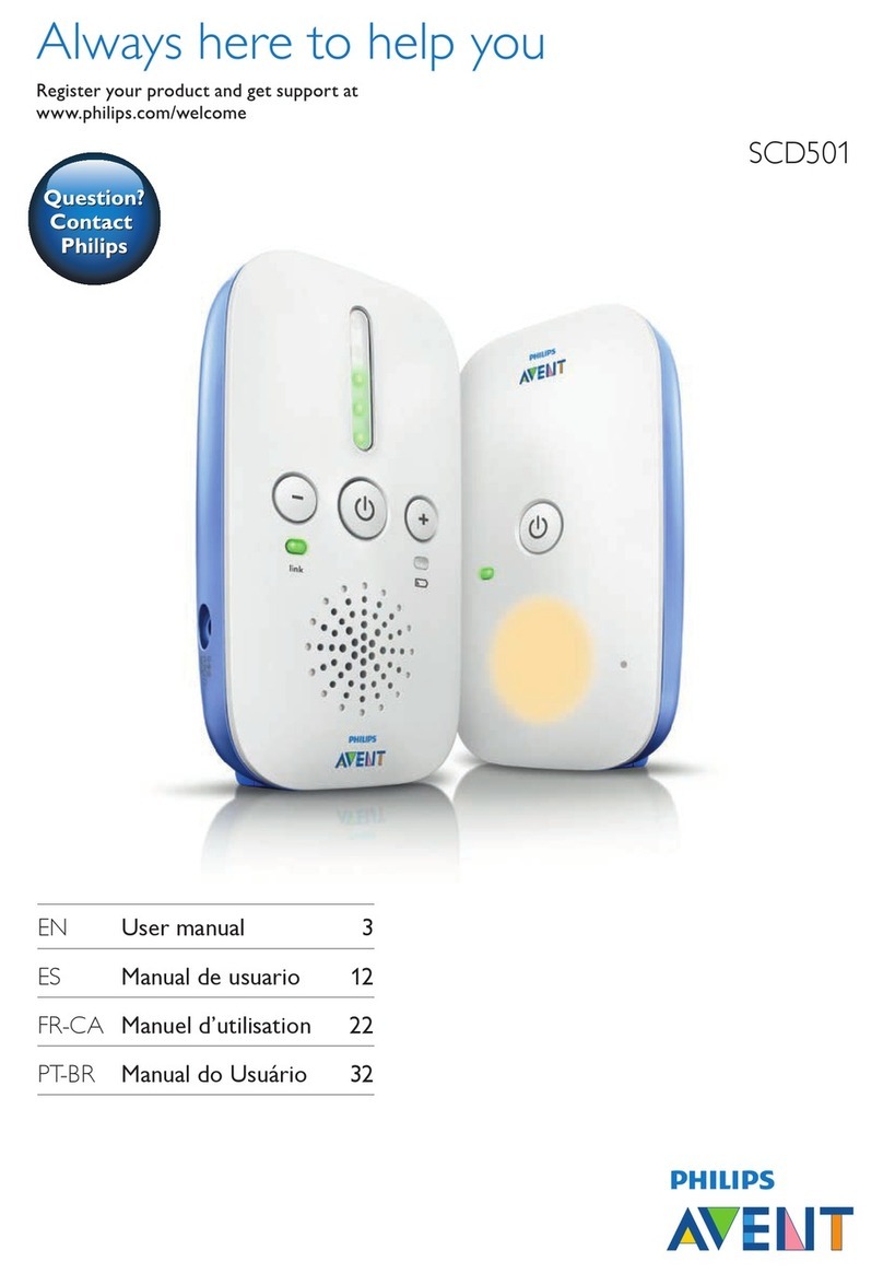 Philips AVENT SCD501 User manual Philips AVENT SCD501 User manual
