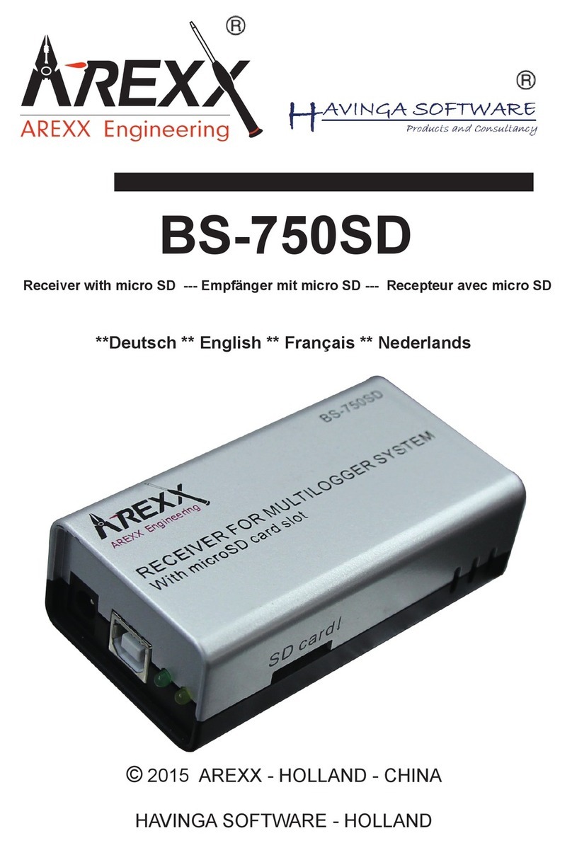 Arexx BS-750SD user manual