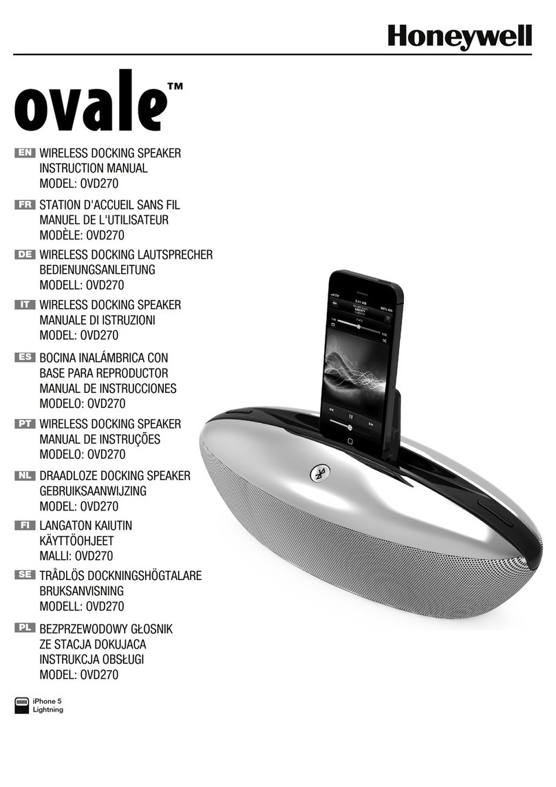 Honeywell Ovale OVD270 instruction manual