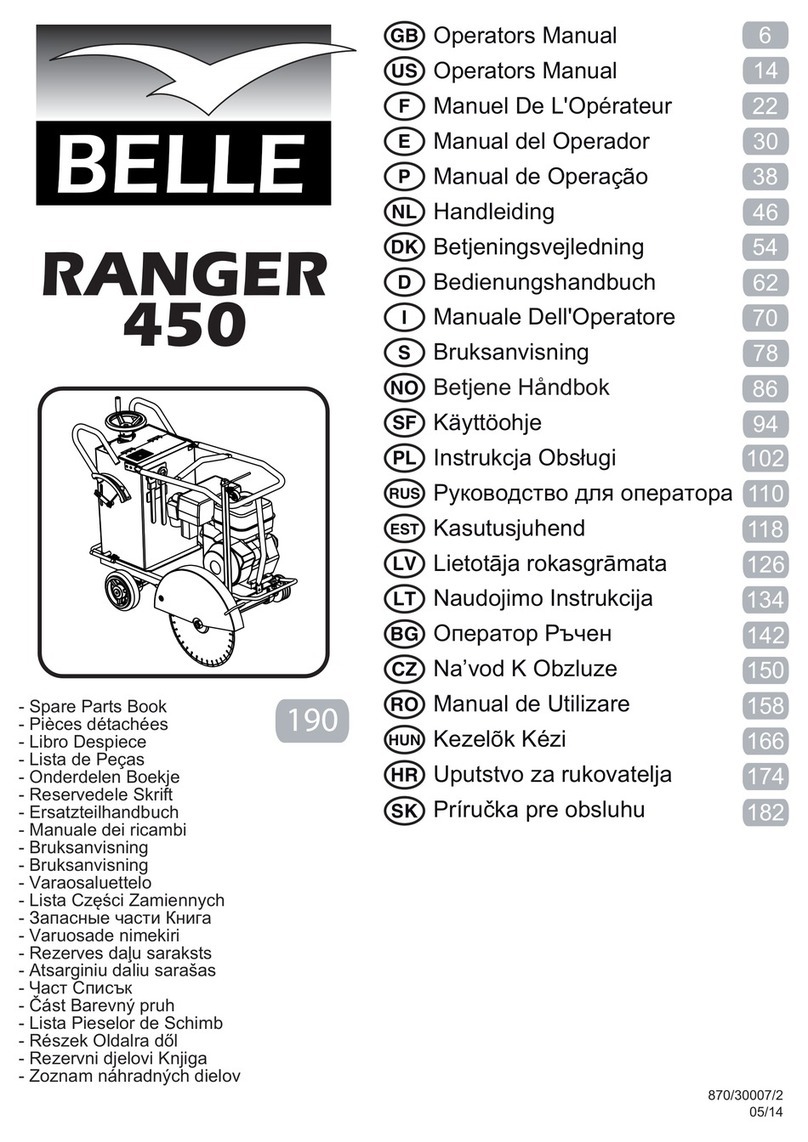 Belle Group Ranger 450 User manual